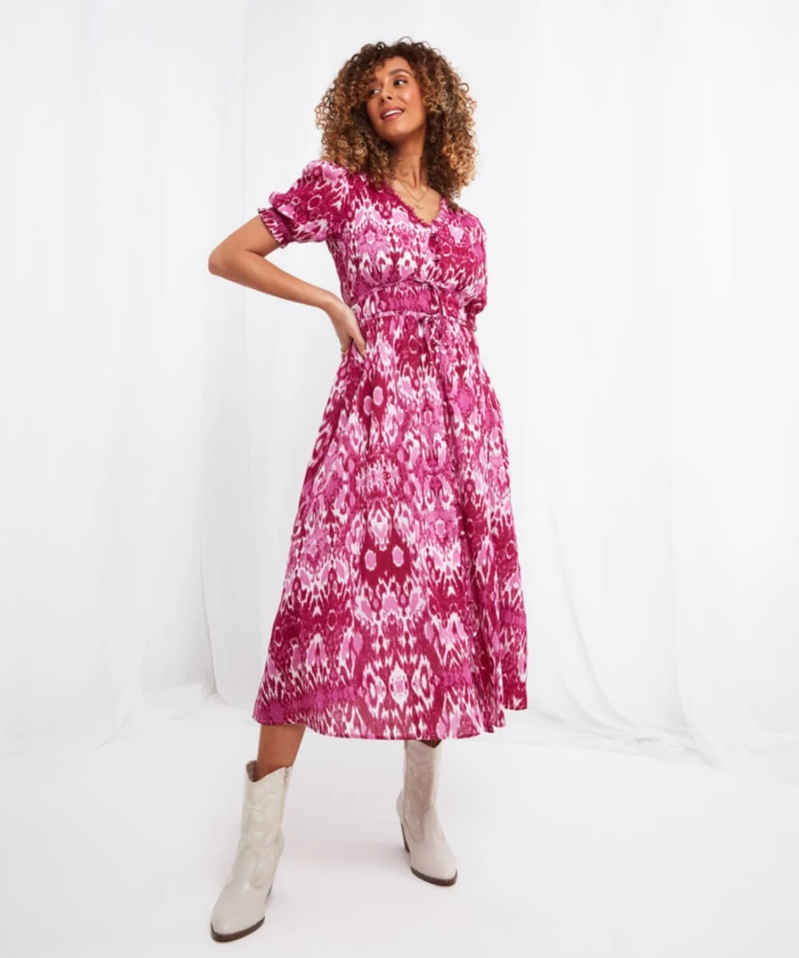Joe Browns Women's Pink Dress - Stylish & Elegant In Thedress Design