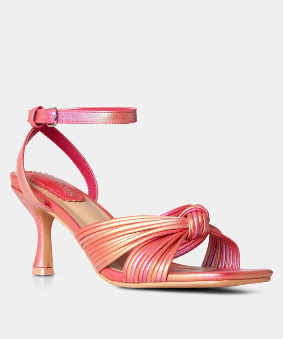 Joe Browns Women's Pink Multi Sunset In Bali Strappy Sandals