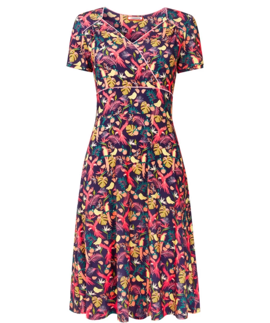 Joe Browns Women's Multi-Colored Perfect Parrot Print Dress