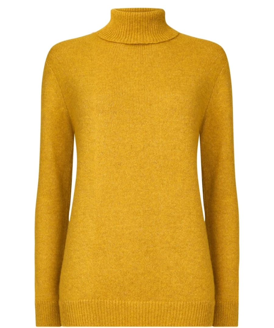 Joe Browns Women's Ochre Relaxing Roll Neck Jumper - Cozy Knit Sweater