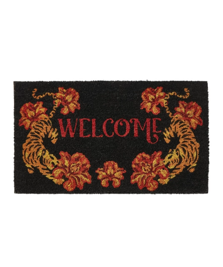 Joe Browns Terrific Tiger Doormat - Multi Color Non-Slip Welcome Mat for Home Decor