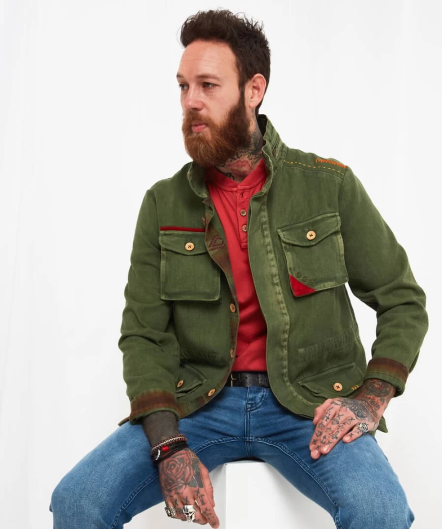 Joe Browns Men's Khaki Weekend Ready Jacket - Casual Stylish Outerwear