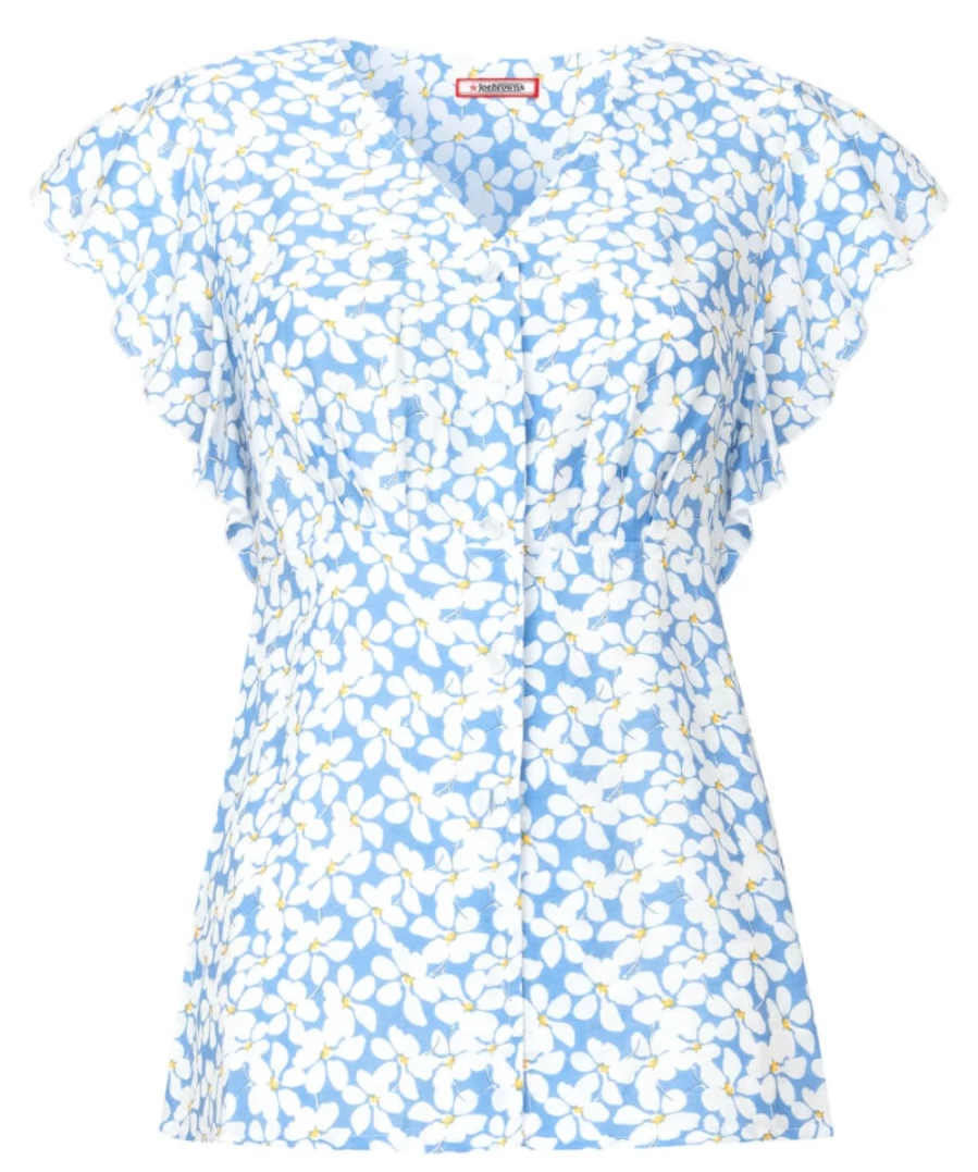 "Joe Browns Women's Blue Summer Days Blouse - Lightweight Casual Top"